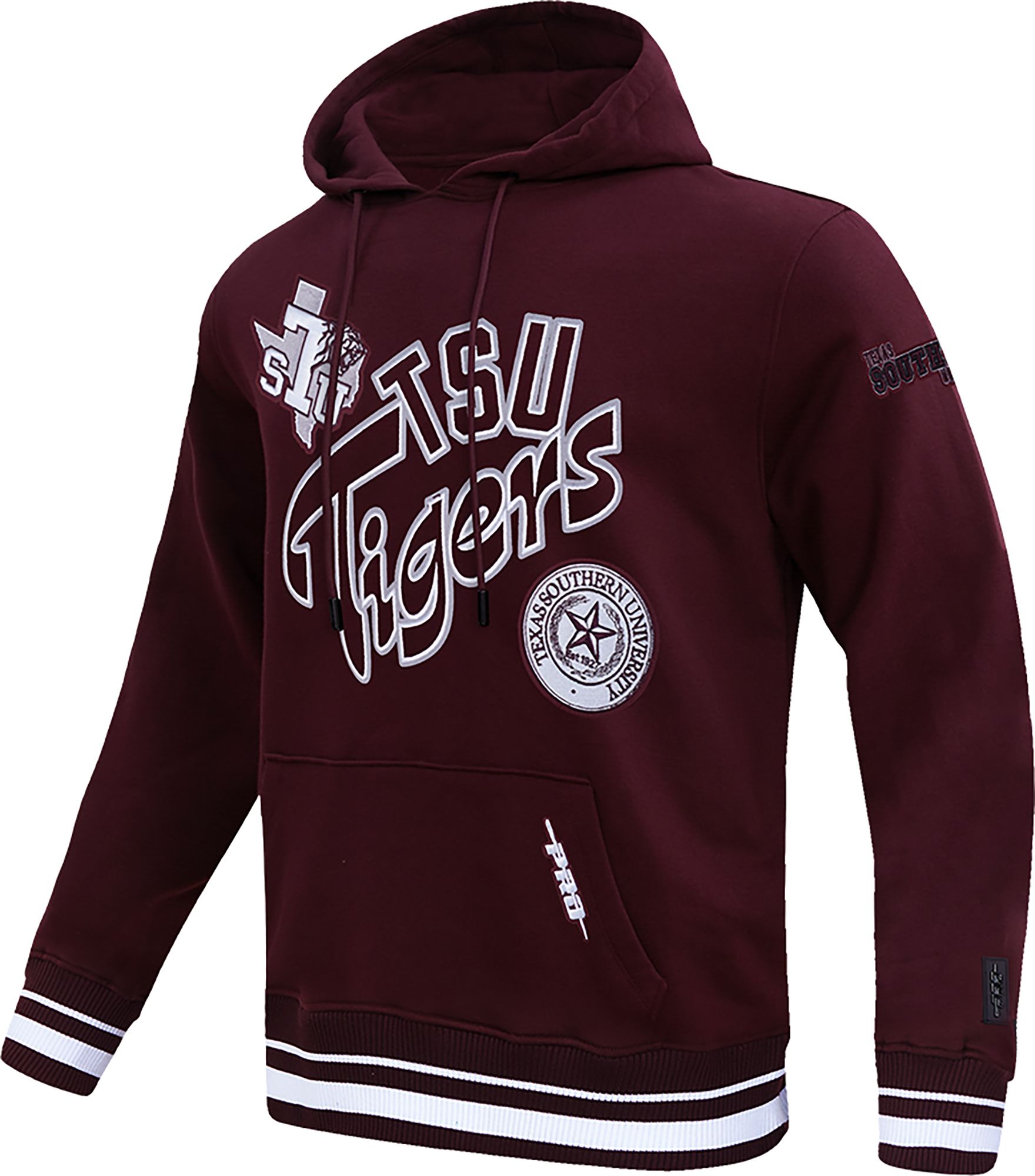 Pro Standard Men's Texas Southern Tigers Maroon Homecoming Fleece Pullover Hoodie product image