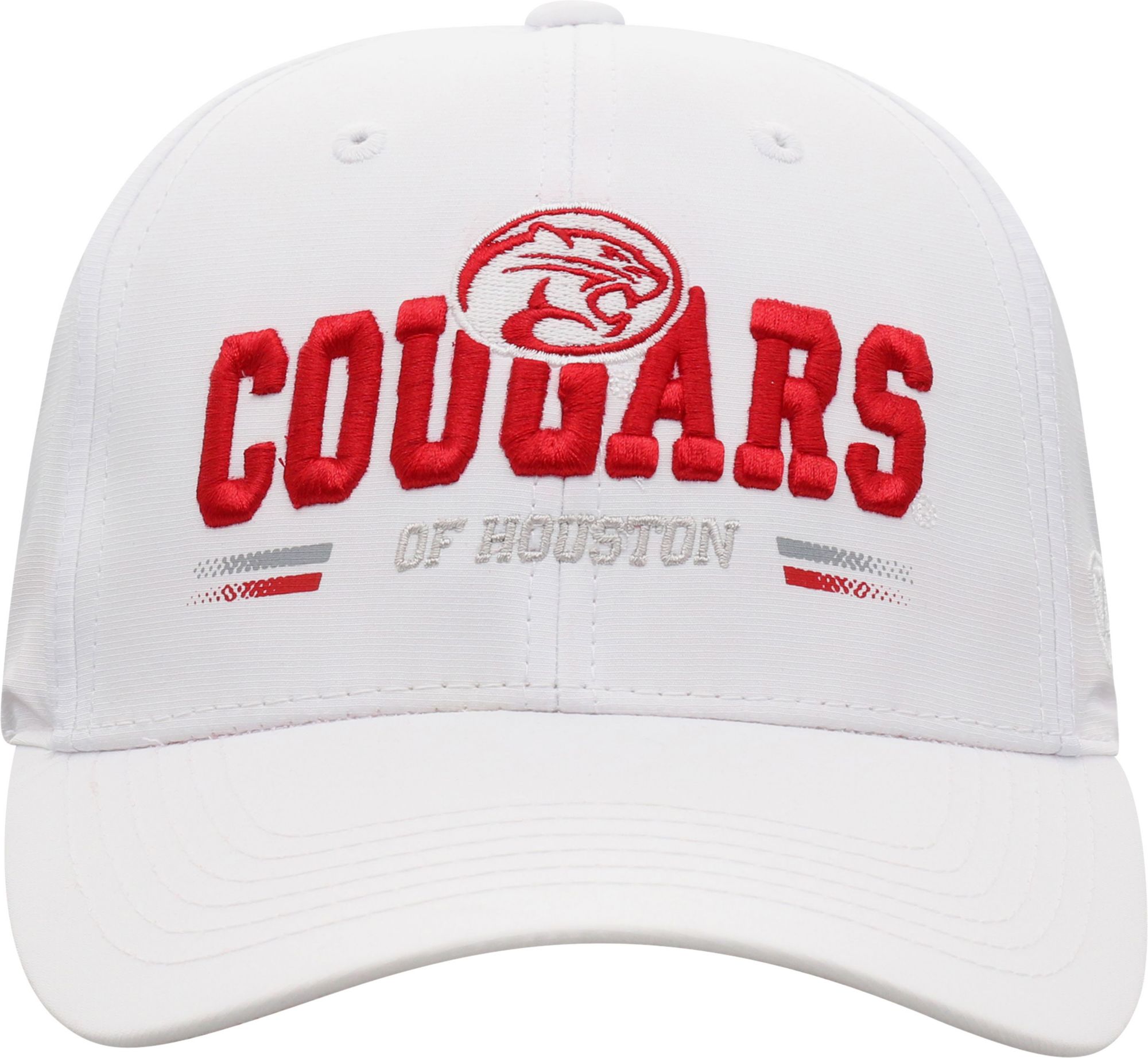 Top of the World Men's Houston Cougars Centralize Aura Adjustable White Hat product image