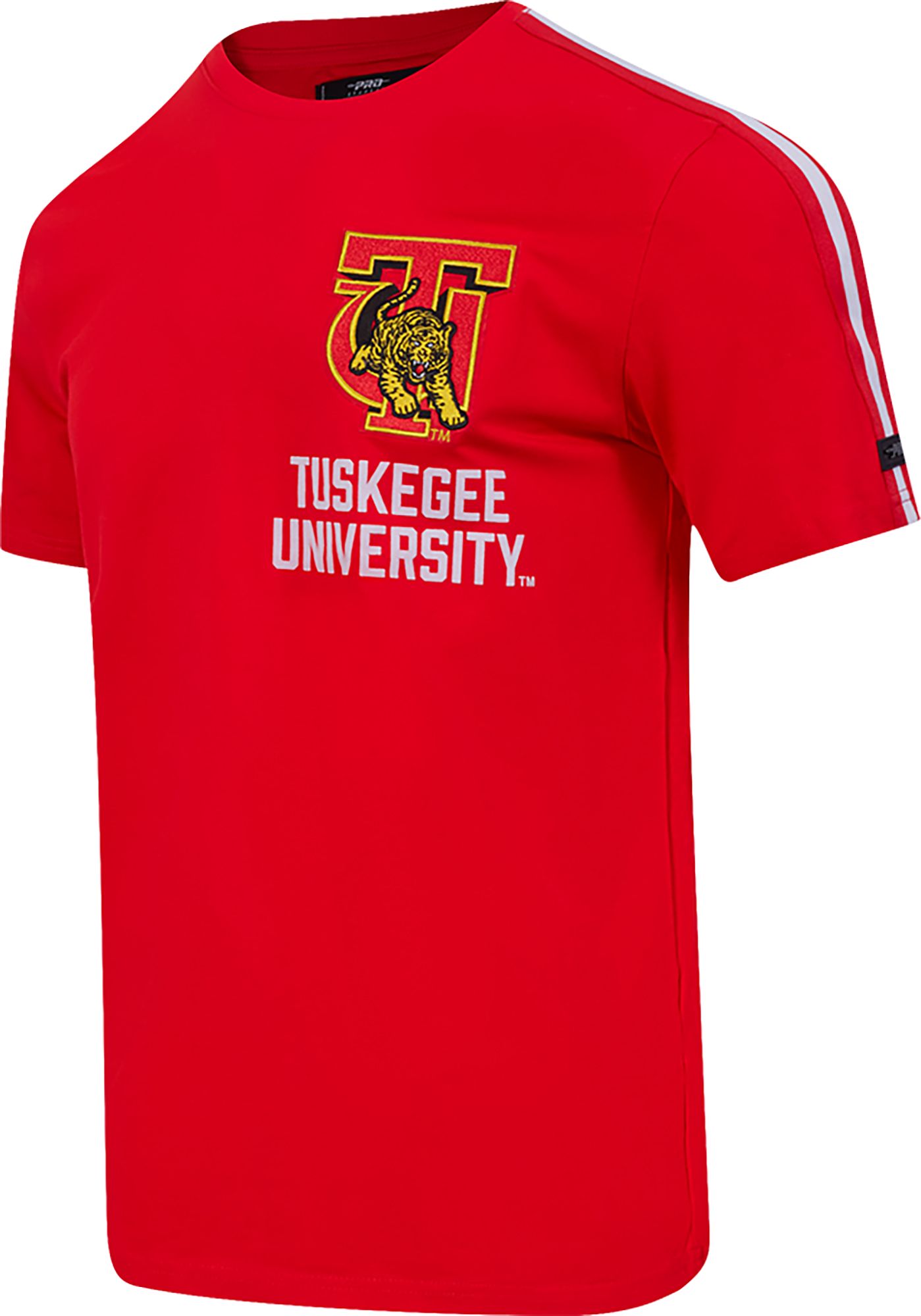 Pro Standard Men's Tuskegee Golden Tigers Red Homecoming Short Sleeve T-Shirt product image