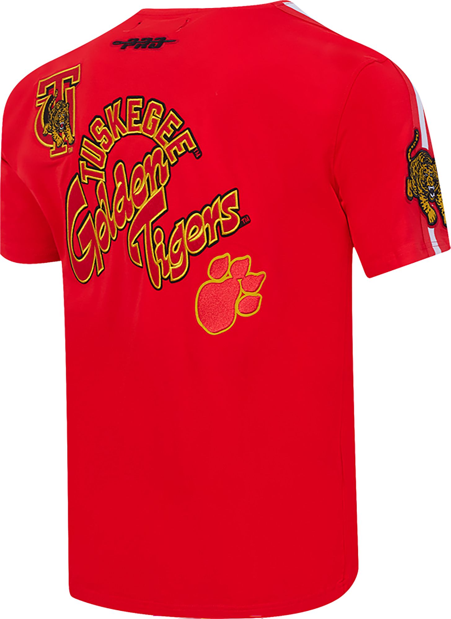 Pro Standard Men's Tuskegee Golden Tigers Red Homecoming Short Sleeve T-Shirt product image