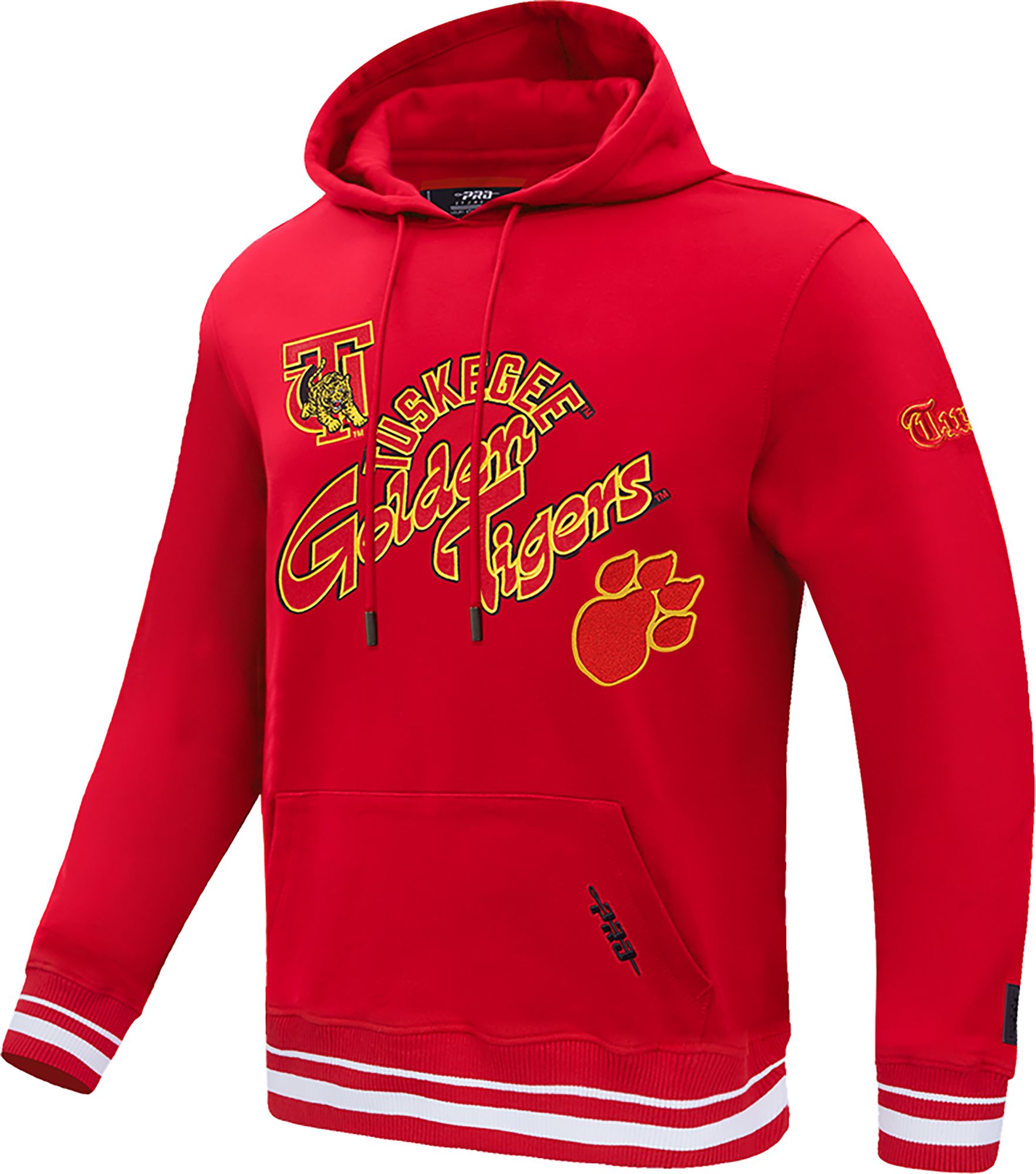 Pro Standard Men's Tuskegee Golden Tigers Red Homecoming Fleece Pullover Hoodie product image