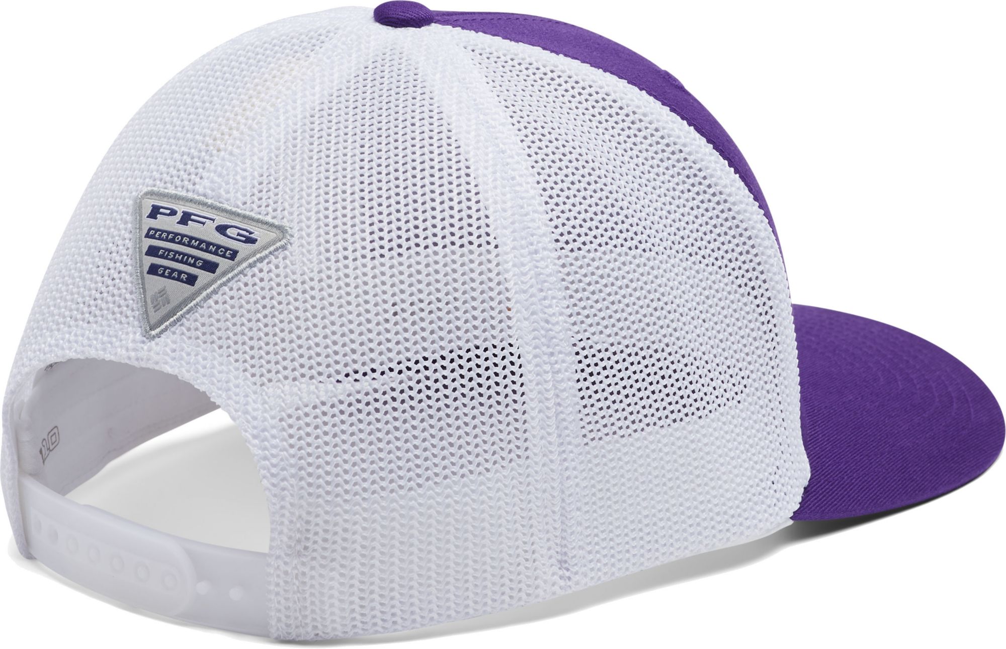 Columbia Adult LSU Tigers Purple PFG Mesh Fitted Hat product image