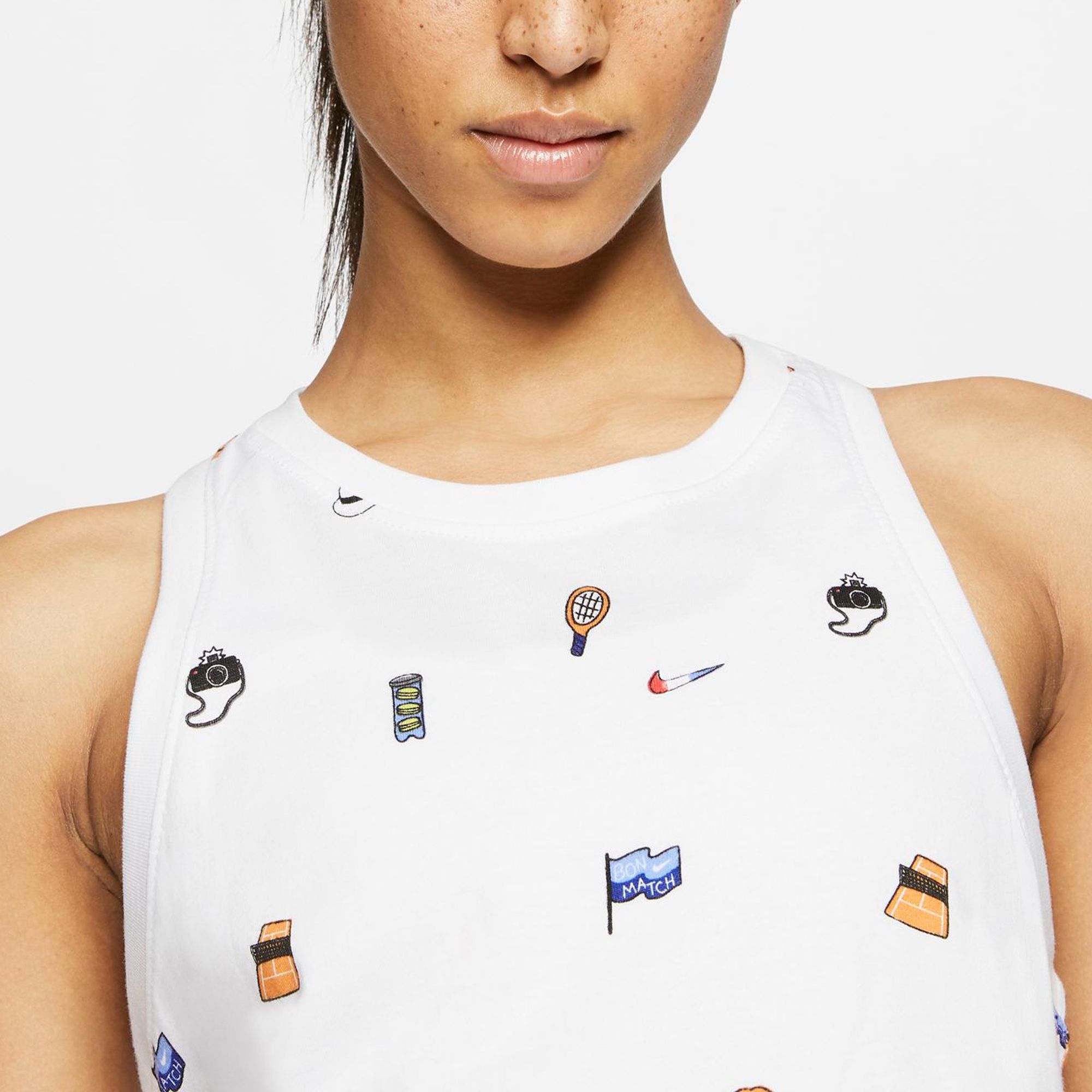 nike court printed tank