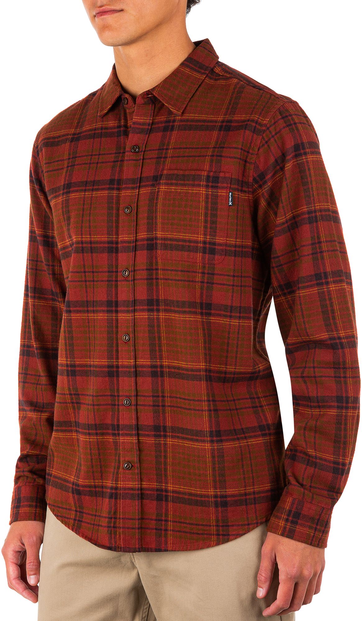 Hurley Men's Portland Flannel Long Sleeve Shirt product image