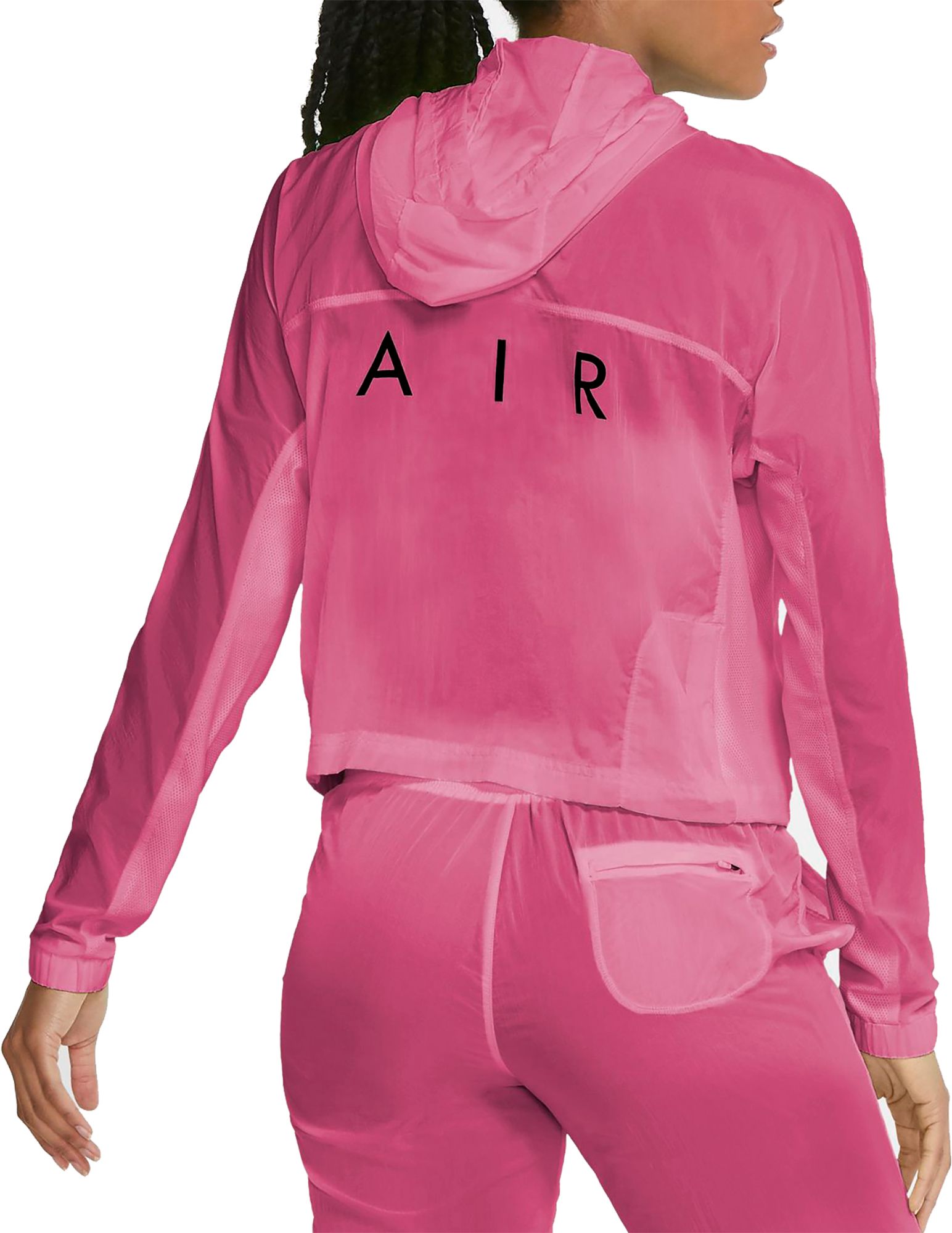 nike air hooded running jacket