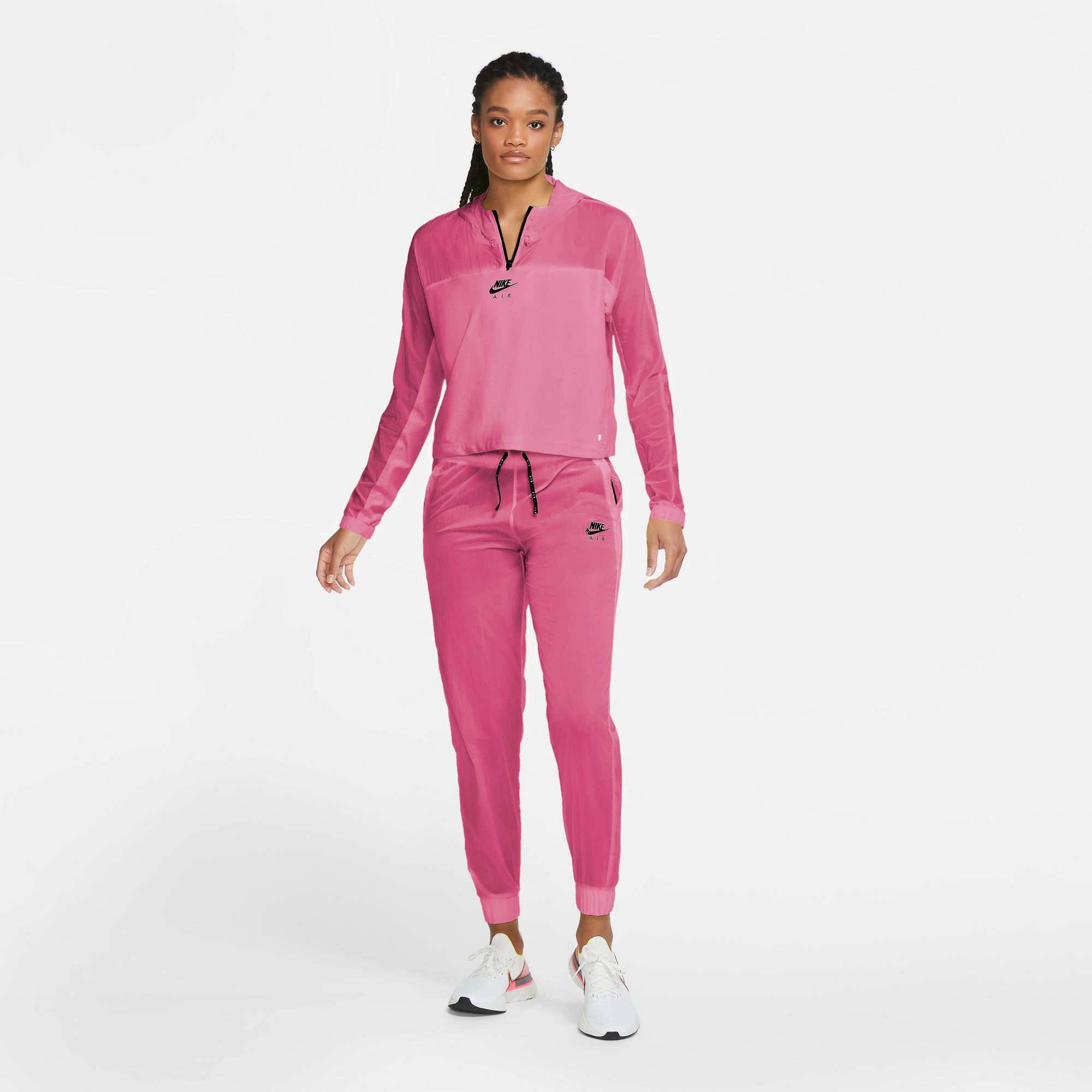 nike air women's hooded running jacket
