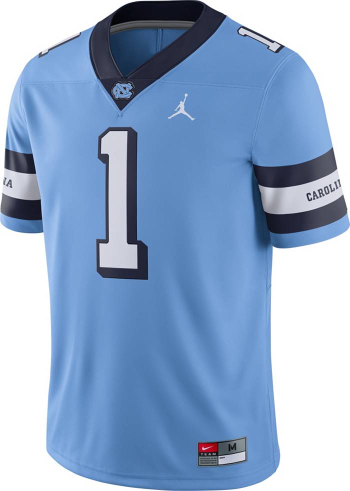 North Carolina Tar Heels (Size M) Unisex Starter Light Blue Football Jersey  #18