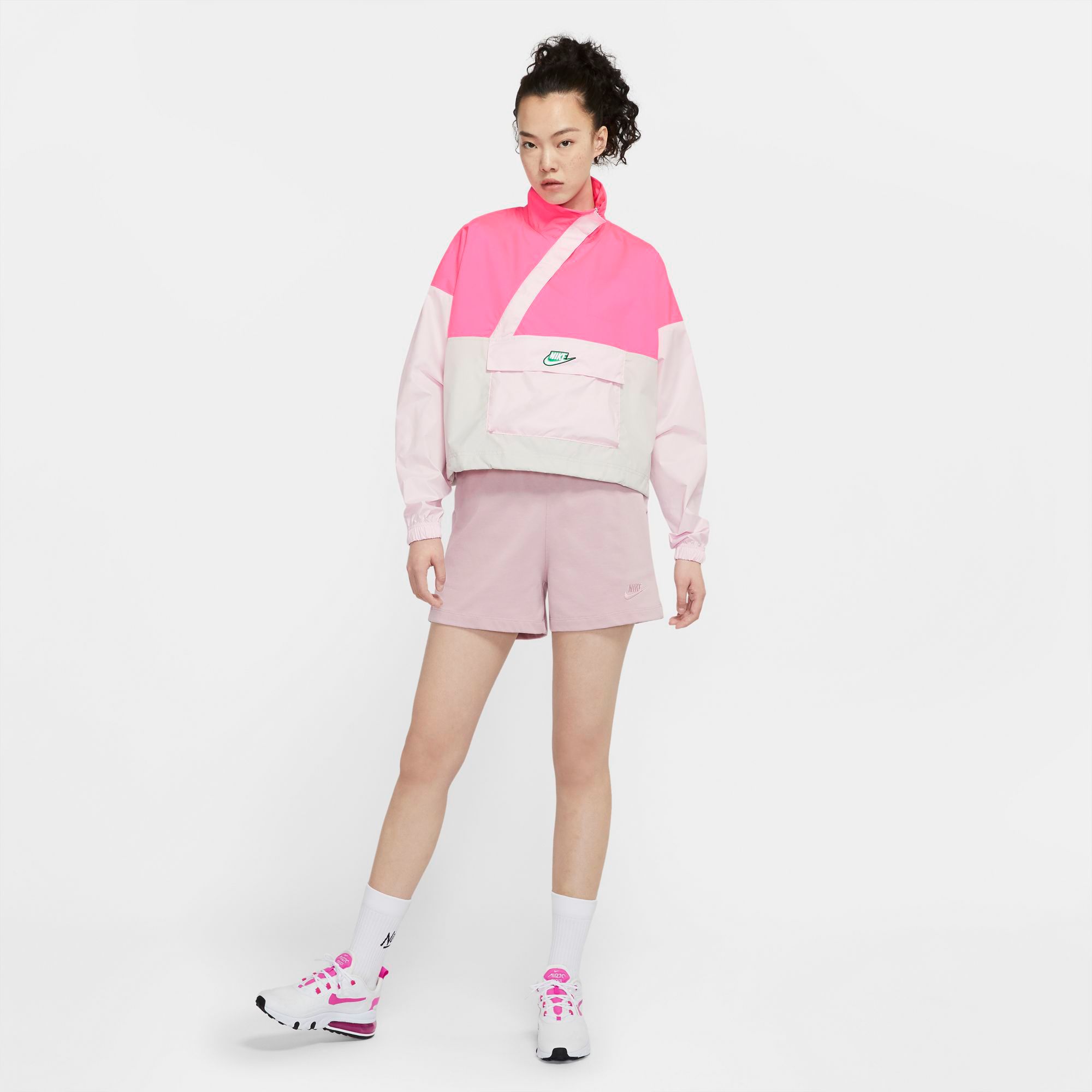 nike women's sportswear woven anorak jacket