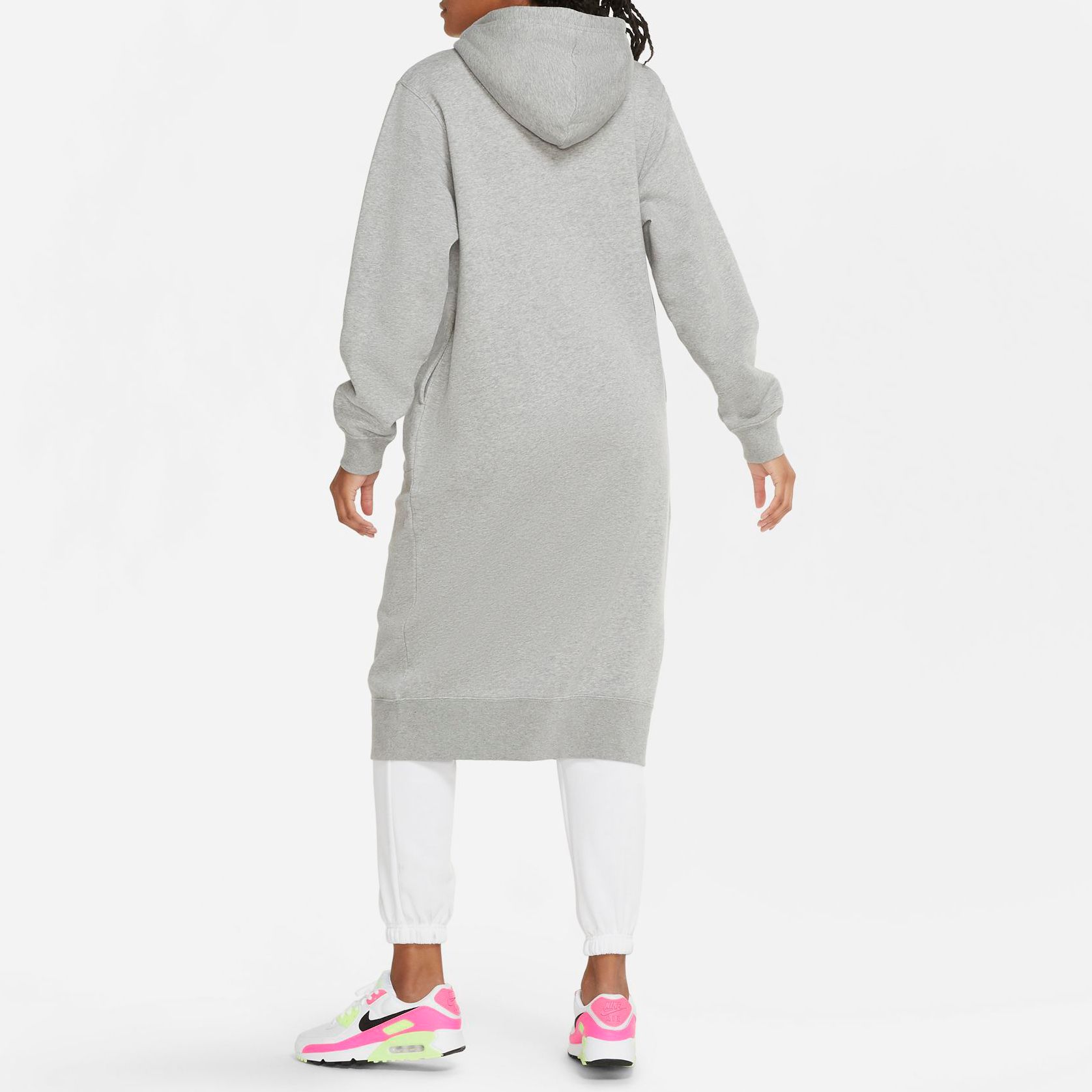 long fleece hoodie women's