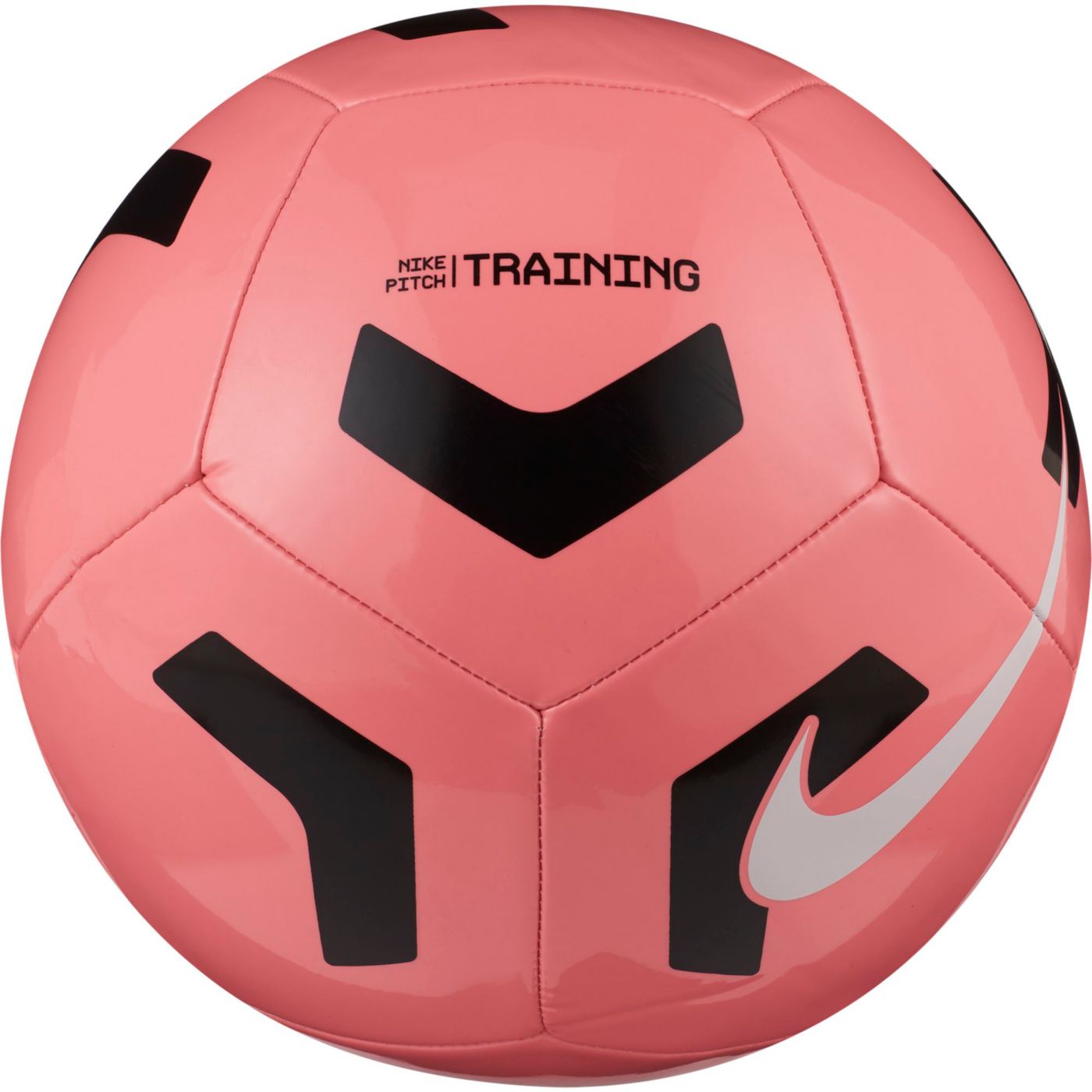 Nike Pitch Training Soccer Ball Pink Black 5