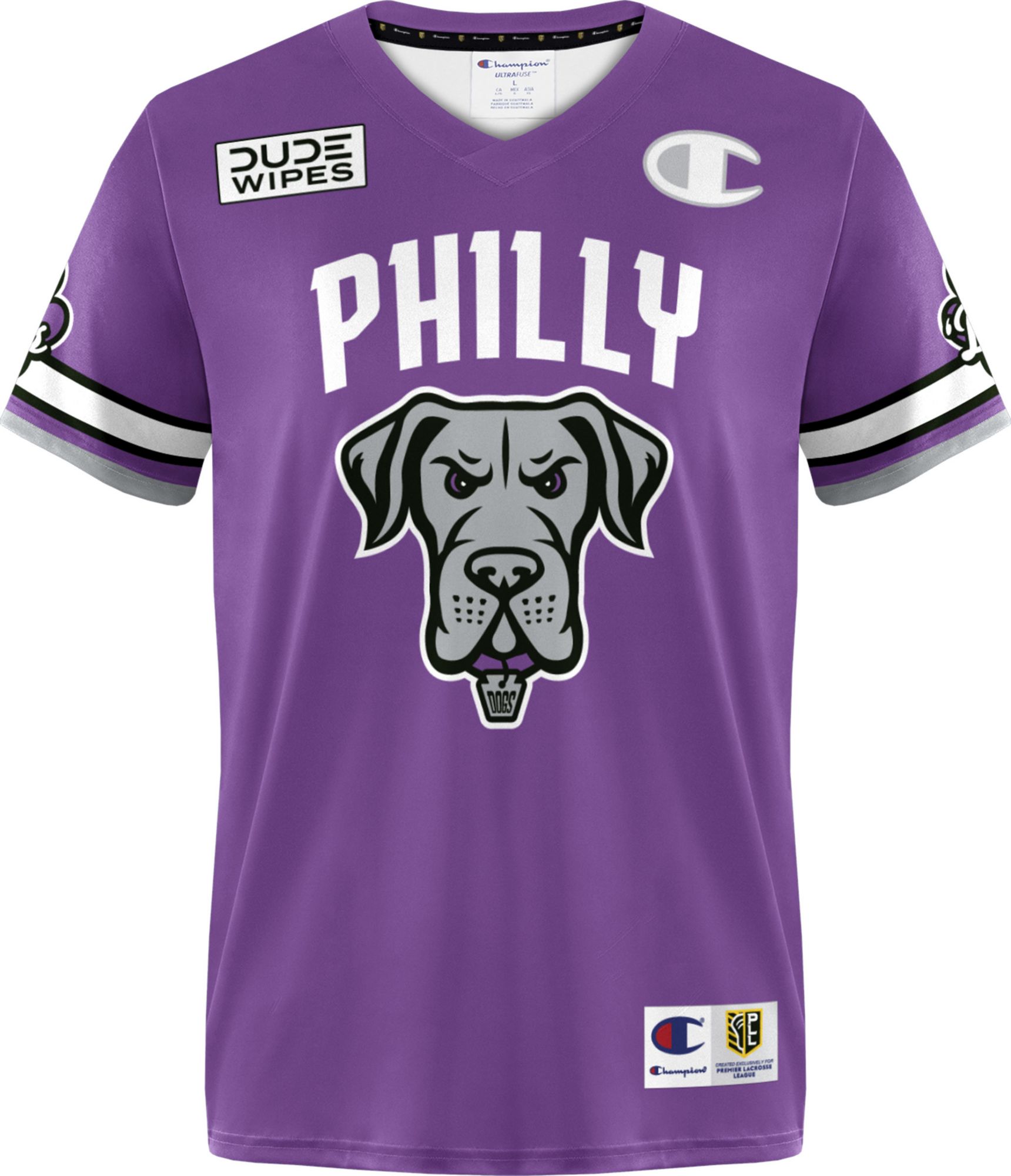 Champion Youth Philadelphia Waterdogs Michael Sowers #22 Purple Replica Jersey product image
