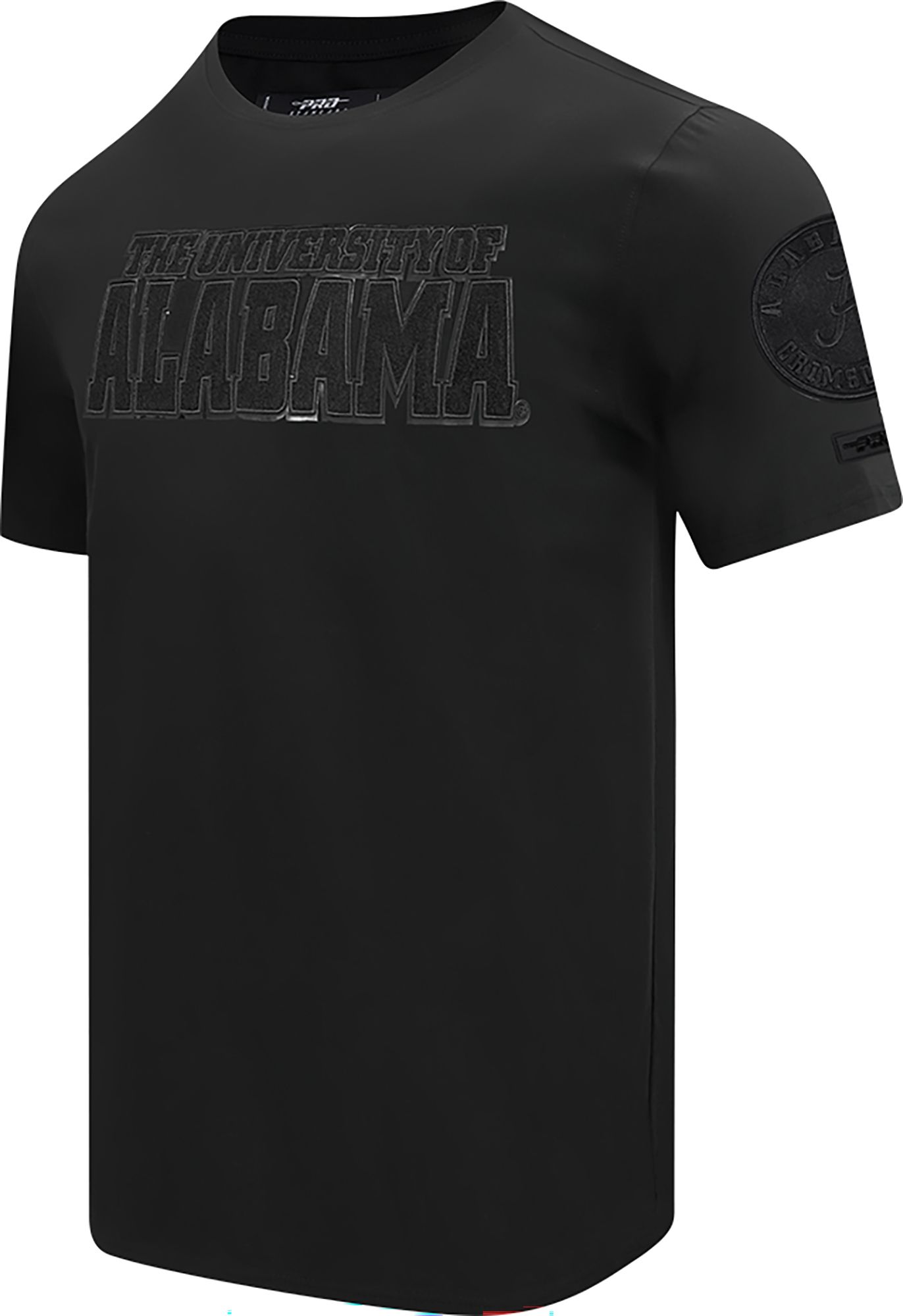 Pro Standard Men's Alabama Crimson Tide Black Triple Black Short Sleeve T-Shirt product image