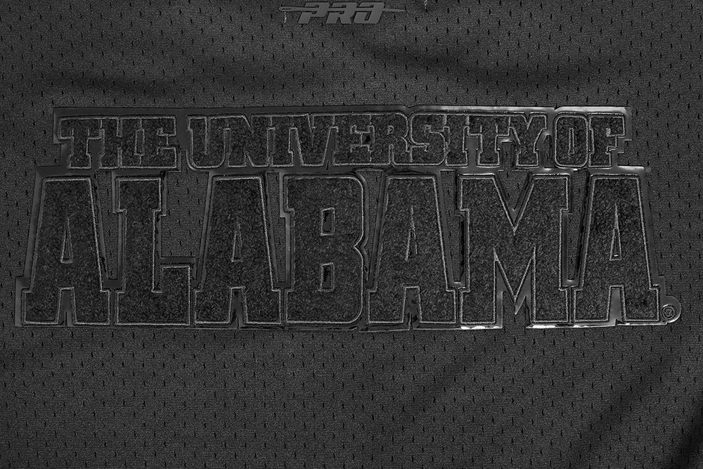 Pro Standard Men's Alabama Crimson Tide Black Triple Mesh Button-Down Shirt product image