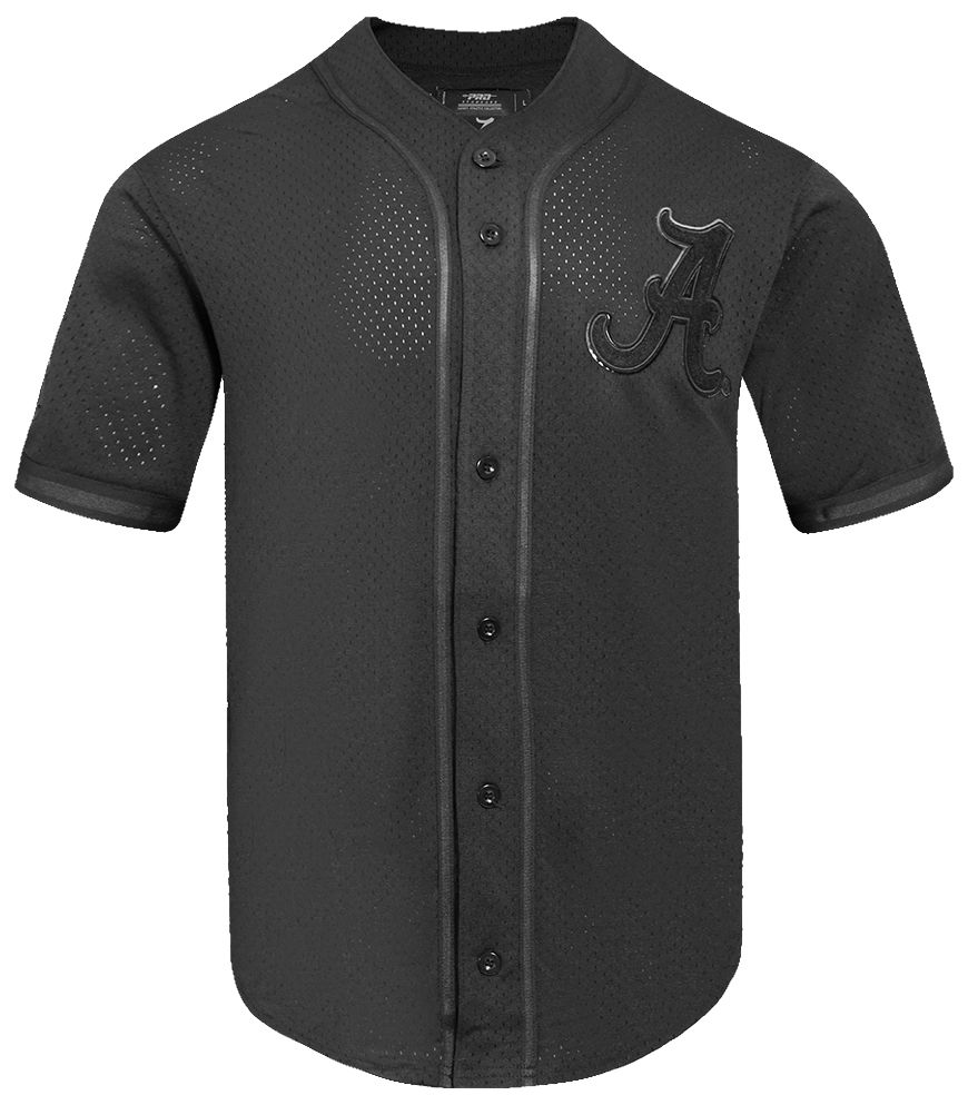 Pro Standard Men's Alabama Crimson Tide Black Triple Mesh Button-Down Shirt product image