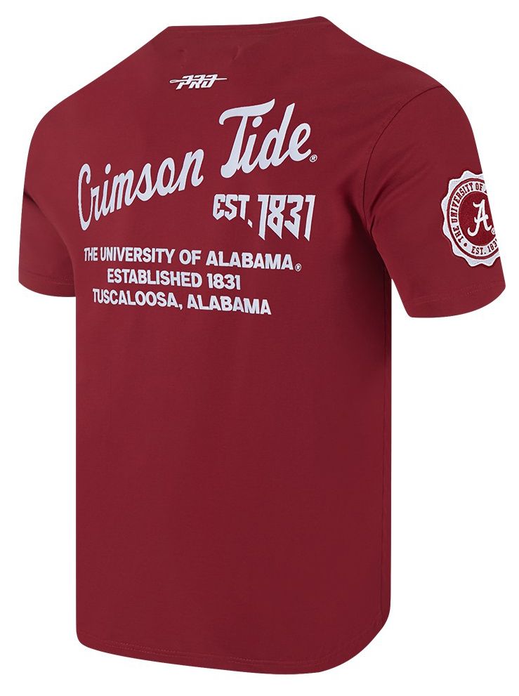Pro Standard Men's Alabama Crimson Tide Red University Headliner T-Shirt product image