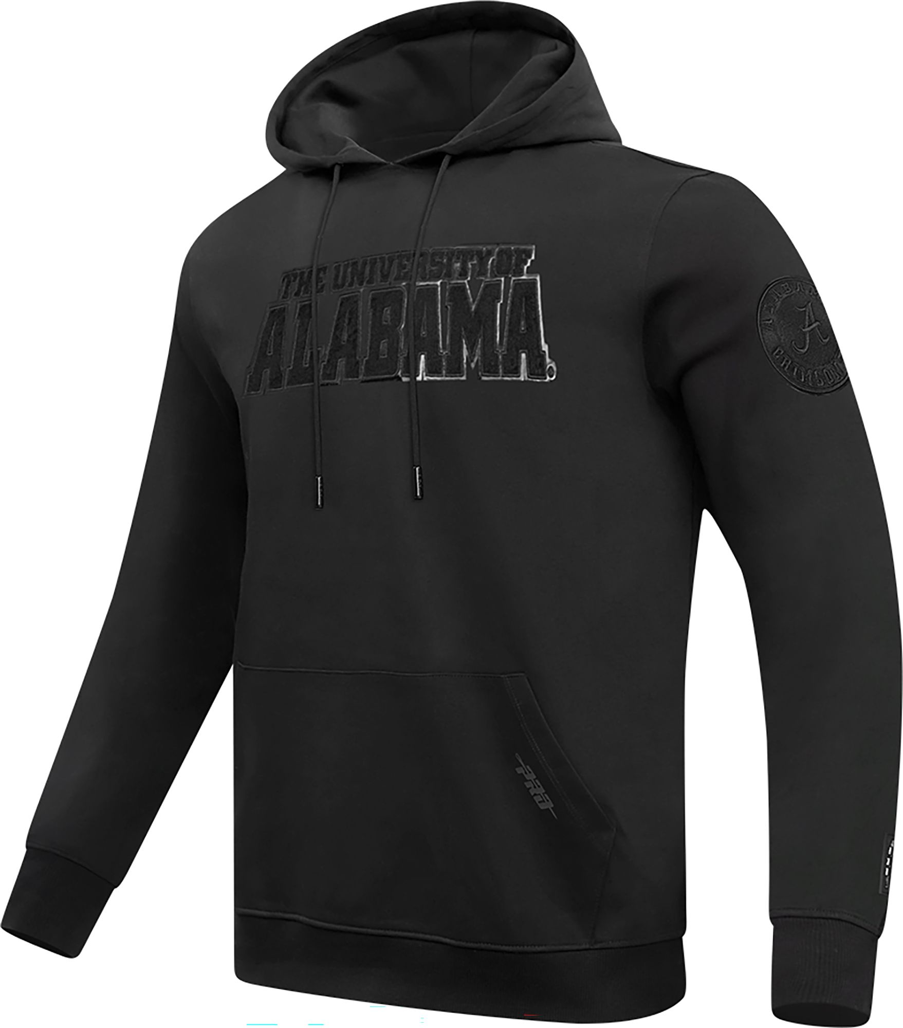 Pro Standard Men's Alabama Crimson Tide Black Triple Black Pullover Hoodie product image
