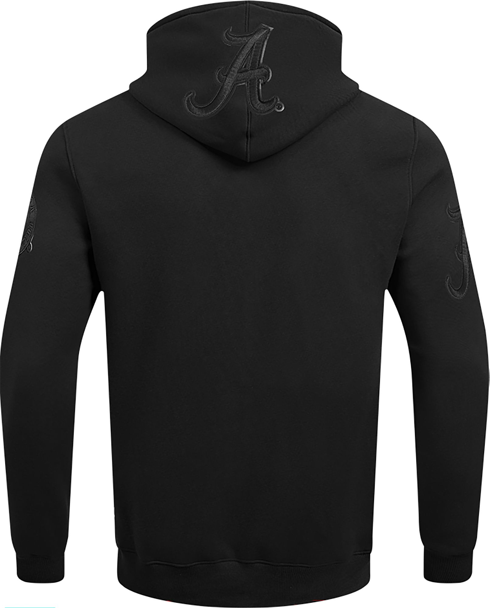 Pro Standard Men's Alabama Crimson Tide Black Triple Black Pullover Hoodie product image