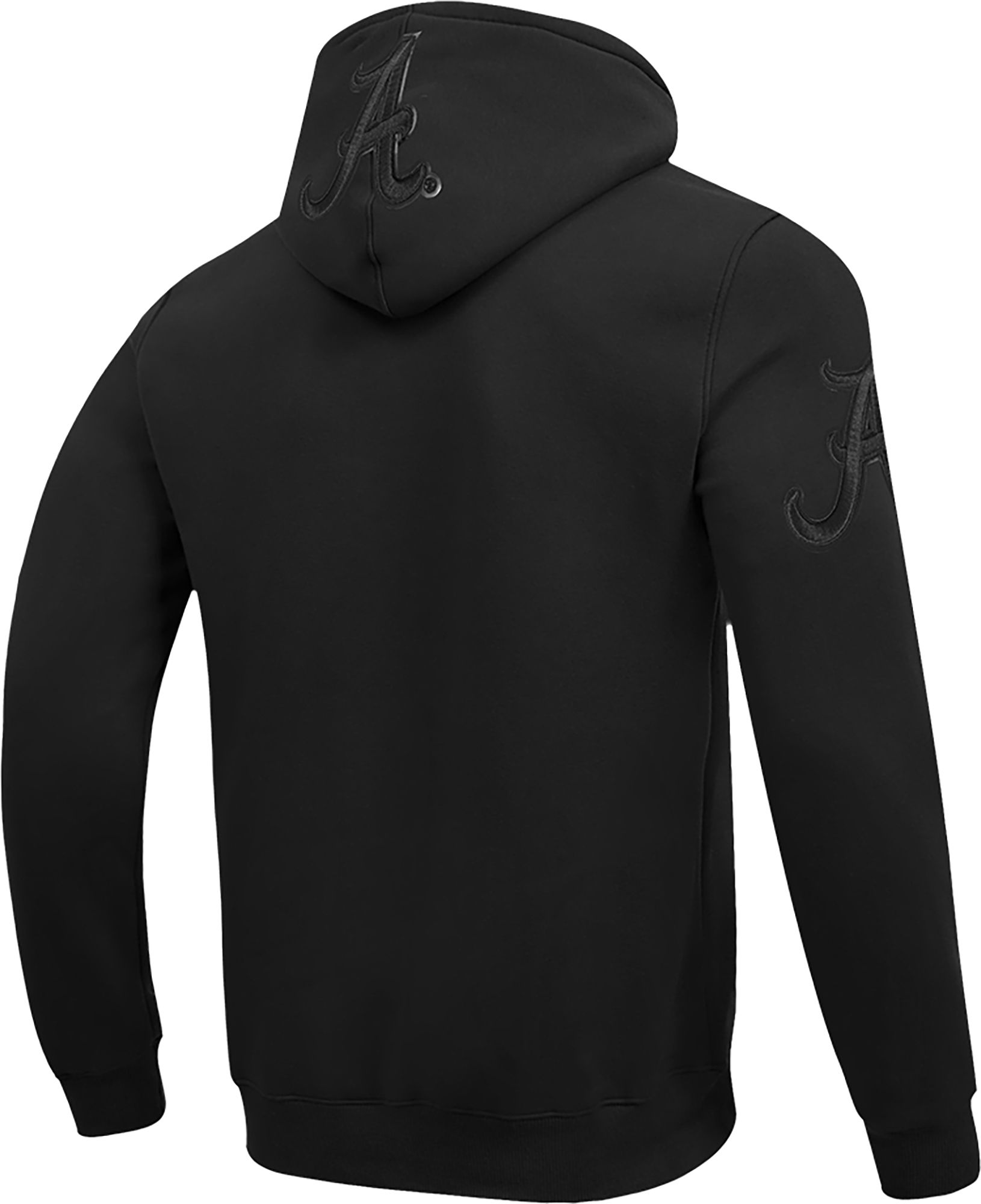 Pro Standard Men's Alabama Crimson Tide Black Triple Black Pullover Hoodie product image