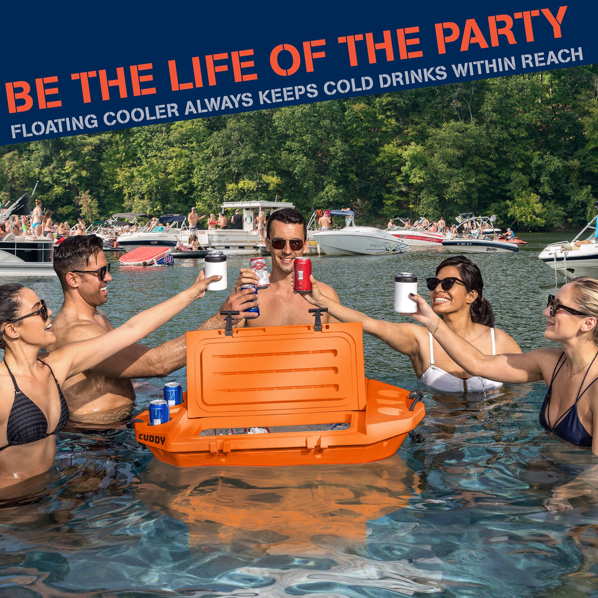 GoSports Cuddy 40 qt. Floating Cooler product image