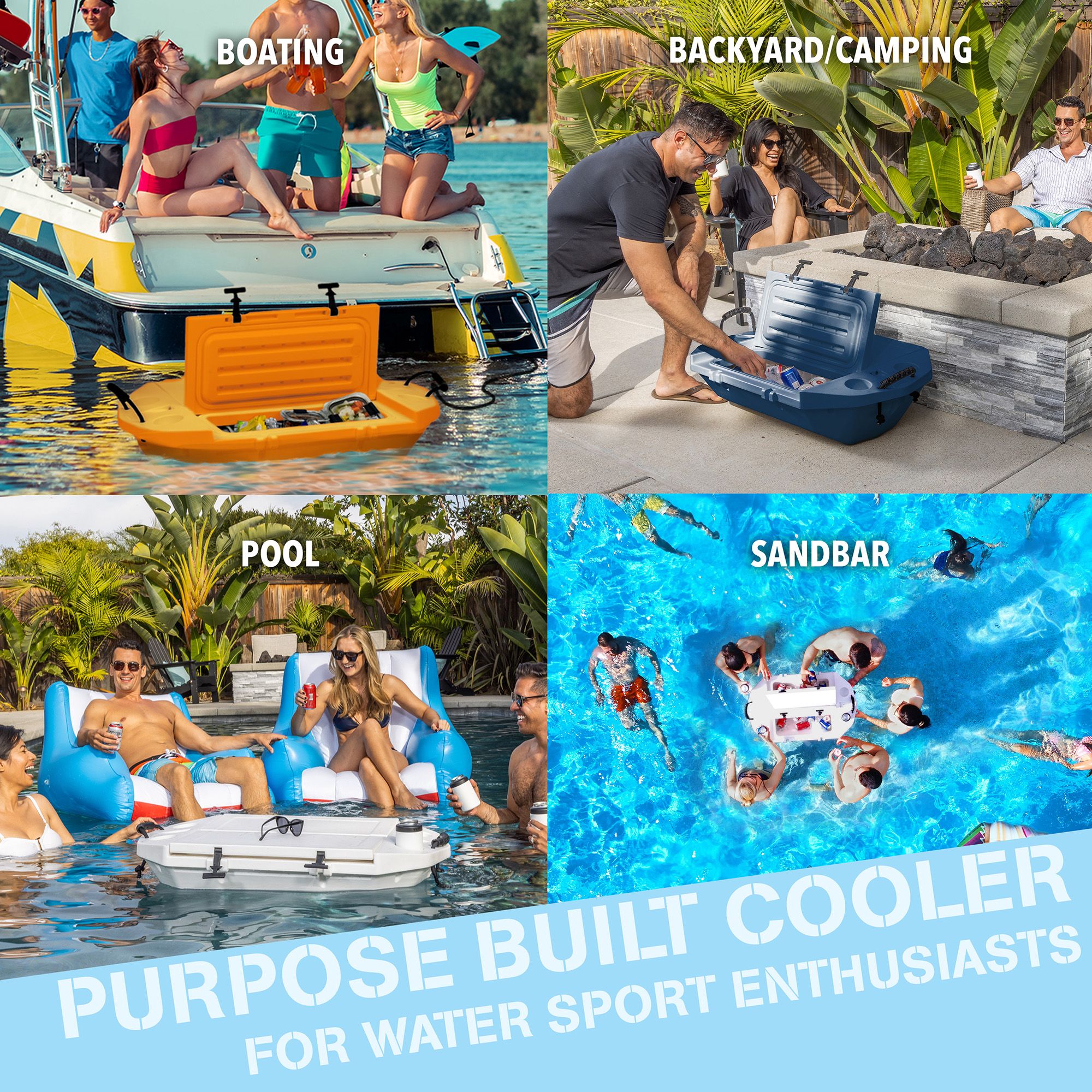 GoSports Cuddy 40 qt. Floating Cooler product image