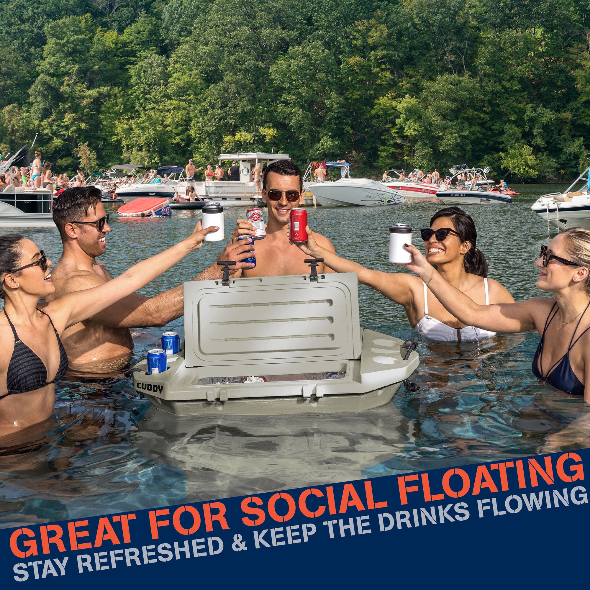 GoSports Cuddy 40 qt. Floating Cooler product image