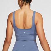 AUTHENTIC NIKE WOMEN YOGA LUXE CROPPED NOVELTY TANK TOP CV0576-010  DR7795-010