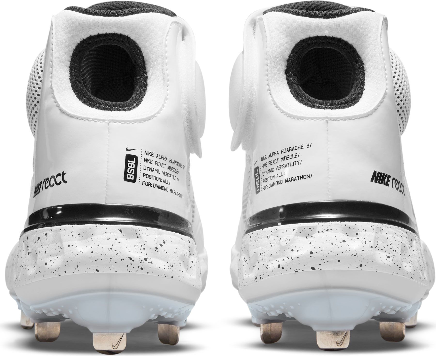 Nike Men's Alpha Huarache Elite 3 Mid Metal Baseball Cleats product image