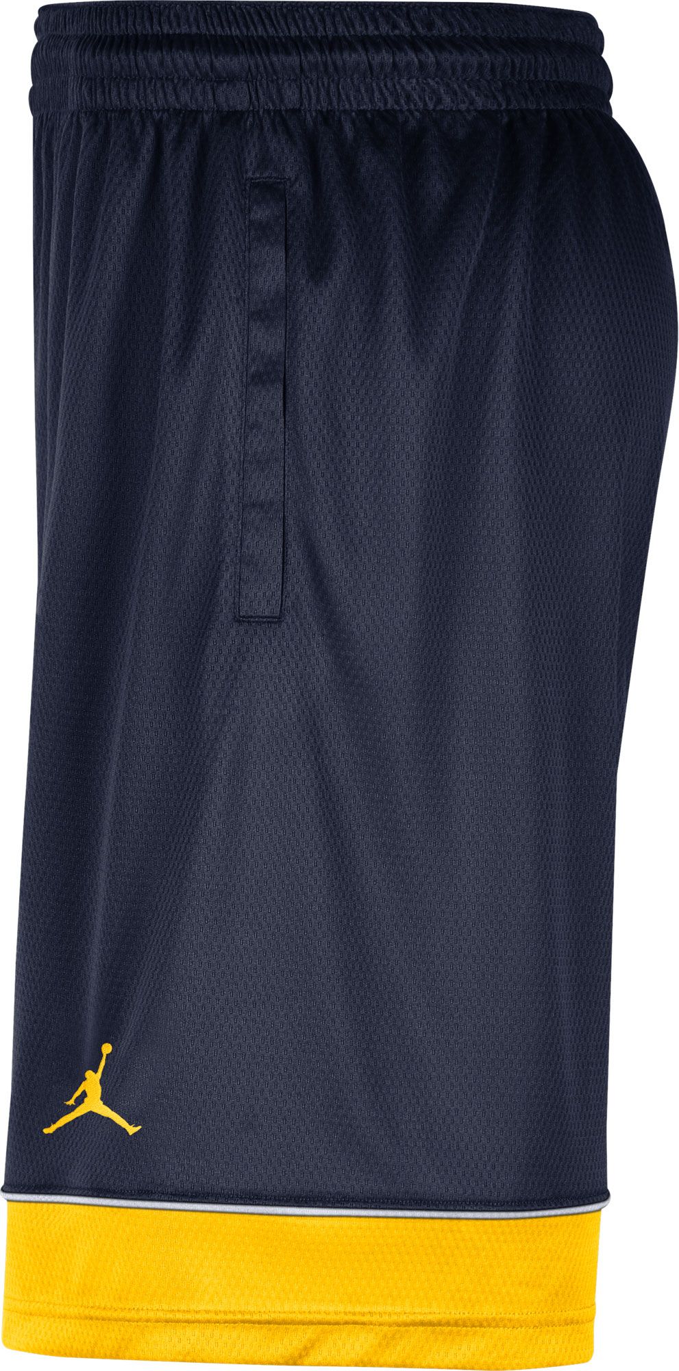 Jordan Men's Michigan Wolverines Blue Dri-FIT Basketball Shorts product image