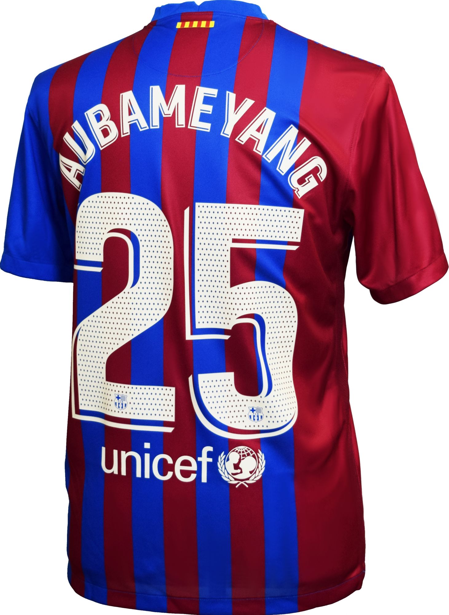 Nike FC Barcelona Pierre-Emerick Aubameyang #25 '21 Breathe Stadium Home Replica Jersey product image