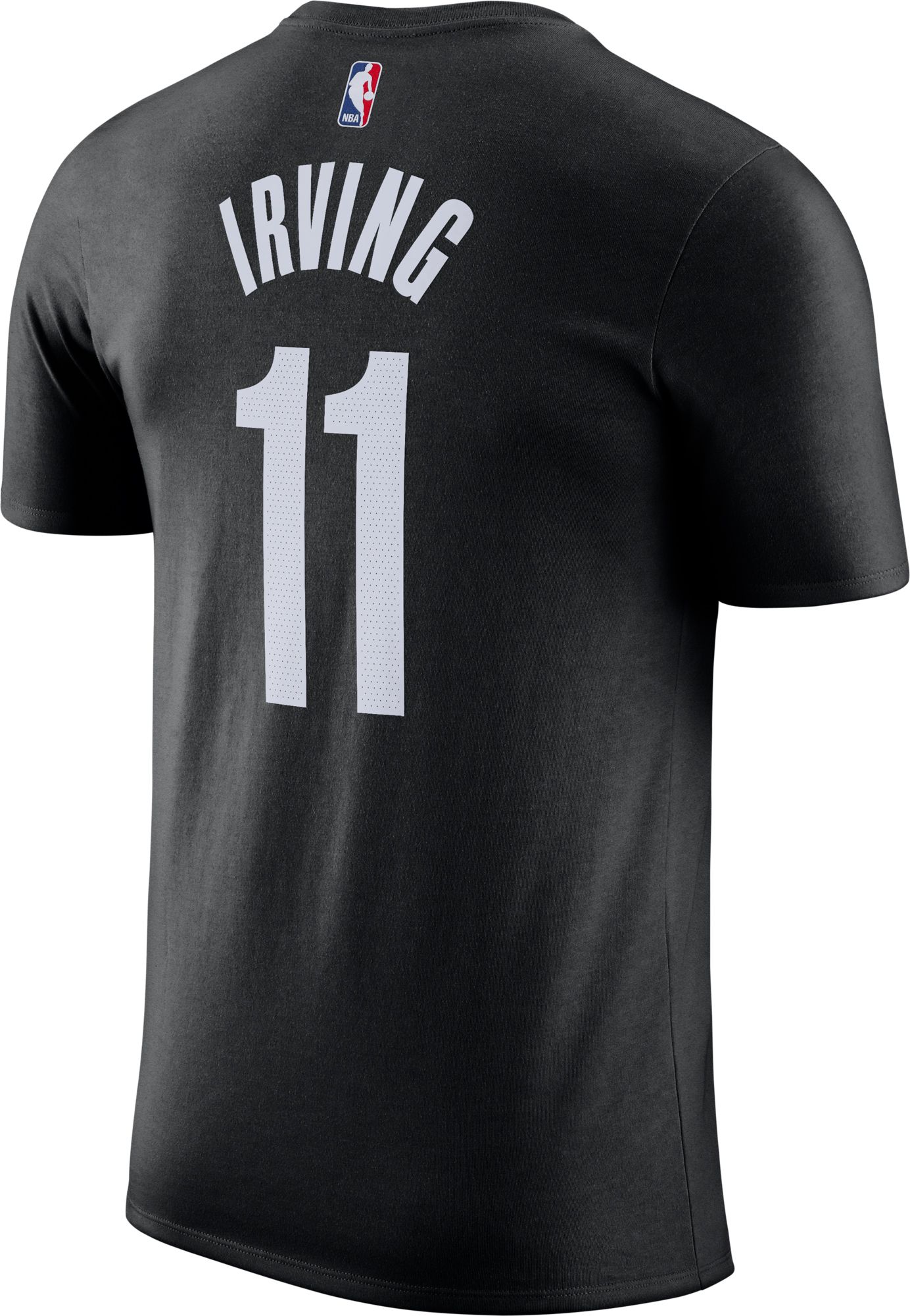 Nike Men's Brooklyn Nets Kyrie Irving #11 Cotton Black T-Shirt product image