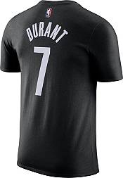Nike Men's Brooklyn Nets Kevin Durant #7 Cotton Black T-Shirt product image