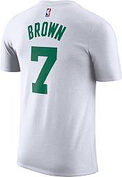 Nike Men's Boston Celtics Jaylen Brown #7 Black T-Shirt