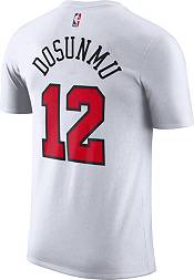 Nike Youth Chicago Bulls Ayo Dosunmu #12 Black T-Shirt, Boys', Large
