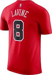 Nike Men's Chicago Bulls Zach LaVine #8 Red T-Shirt product image