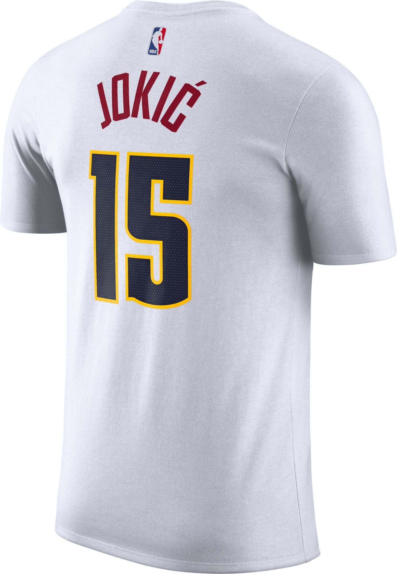 Nike Men's Denver Nuggets Nikola Jokic #15 White T-Shirt product image