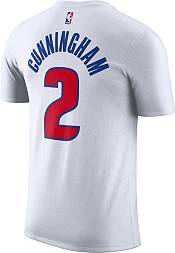 Nike Men's Detroit Pistons Cade Cunningham #2 White Player T-Shirt product image