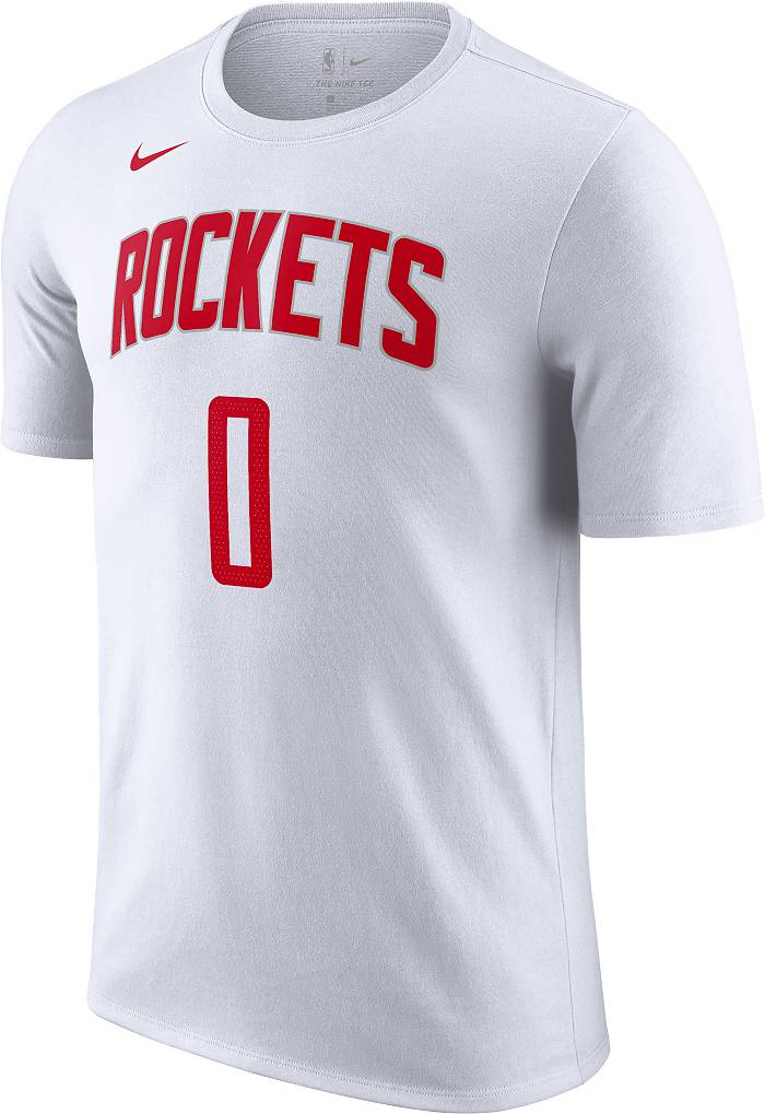 Houston Rockets Nike Courtside Performance Block T-Shirt - White
