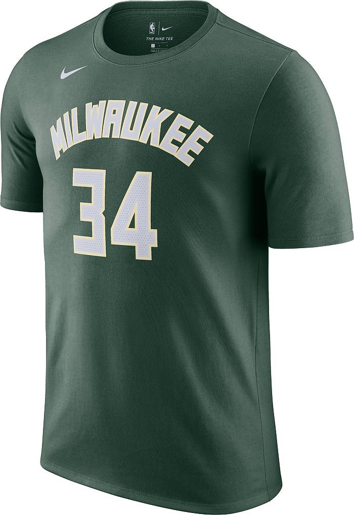 Nike Women's Giannis Antetokounmpo Milwaukee Bucks Name and Number Player T- Shirt - Macy's
