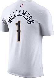 Nike Men's New Orleans Pelicans Zion Williamson #1 Dri-FIT White T-Shirt product image