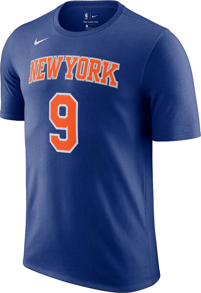 NEW NWT Nike New York Knicks RJ Barrett #9 Blue Swingman Jersey