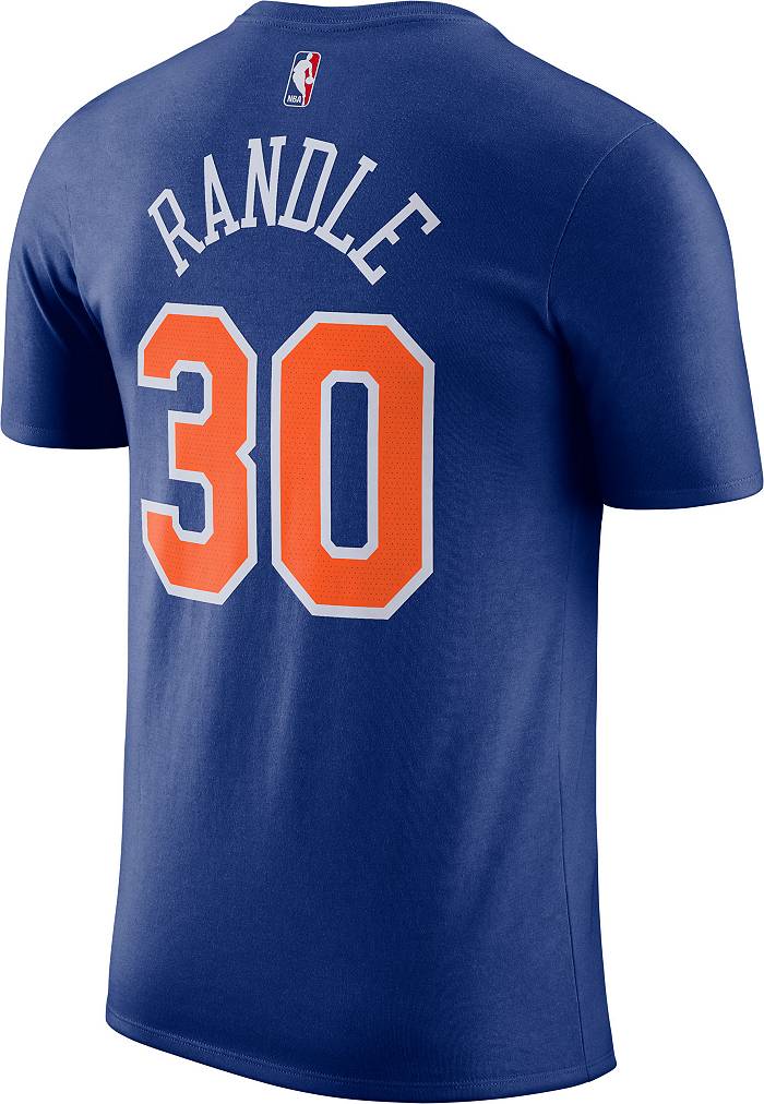 Mens Nike NBA New York Knicks Julius Randle Blue Jersey T-Shirt Tee /  DR6389 499