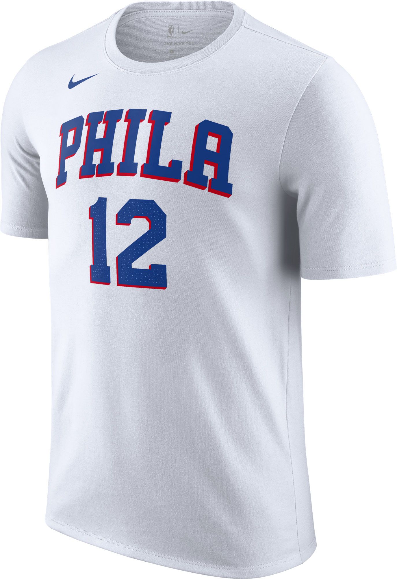 Nike Men's Philadelphia 76ers Tobias Harris #12 White Icon T-Shirt product image