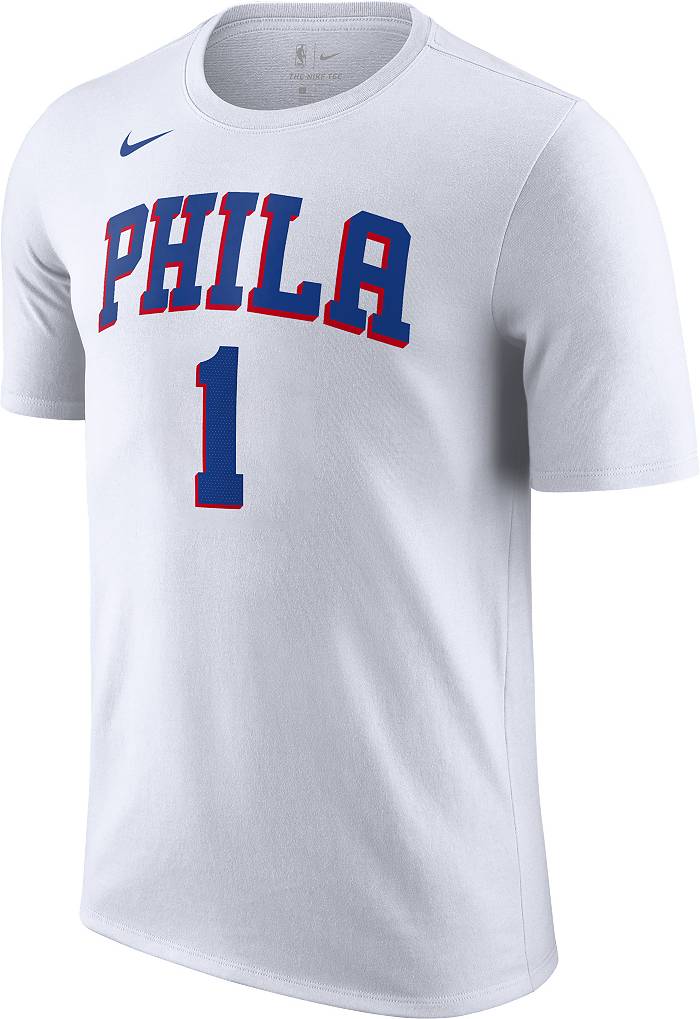 Philadelphia 76ers James Harden Men's Premium T-Shirt - Tri Royal - Philadelphia | 500 Level