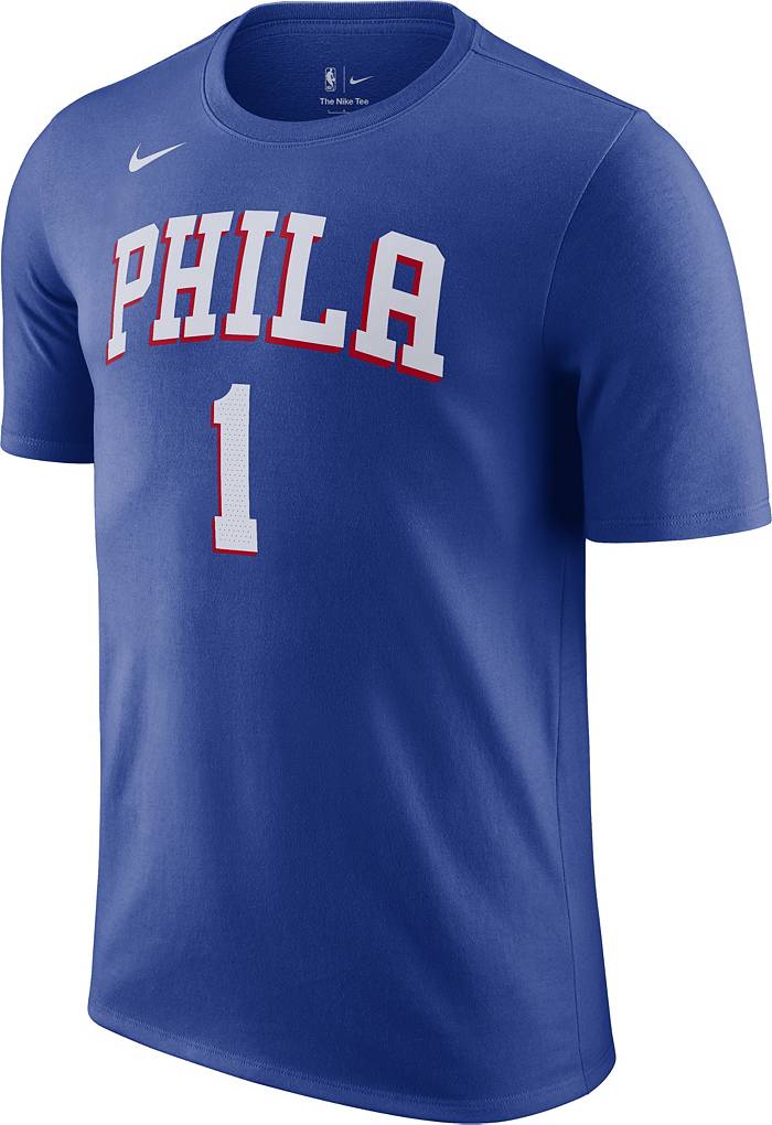 Nike Men's 2022-23 City Edition Philadelphia 76ers James Harden #1 White Cotton T-Shirt, XXL