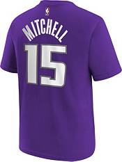 Nike Men's Sacramento Kings Davion Mitchell #15 Purple T-Shirt product image