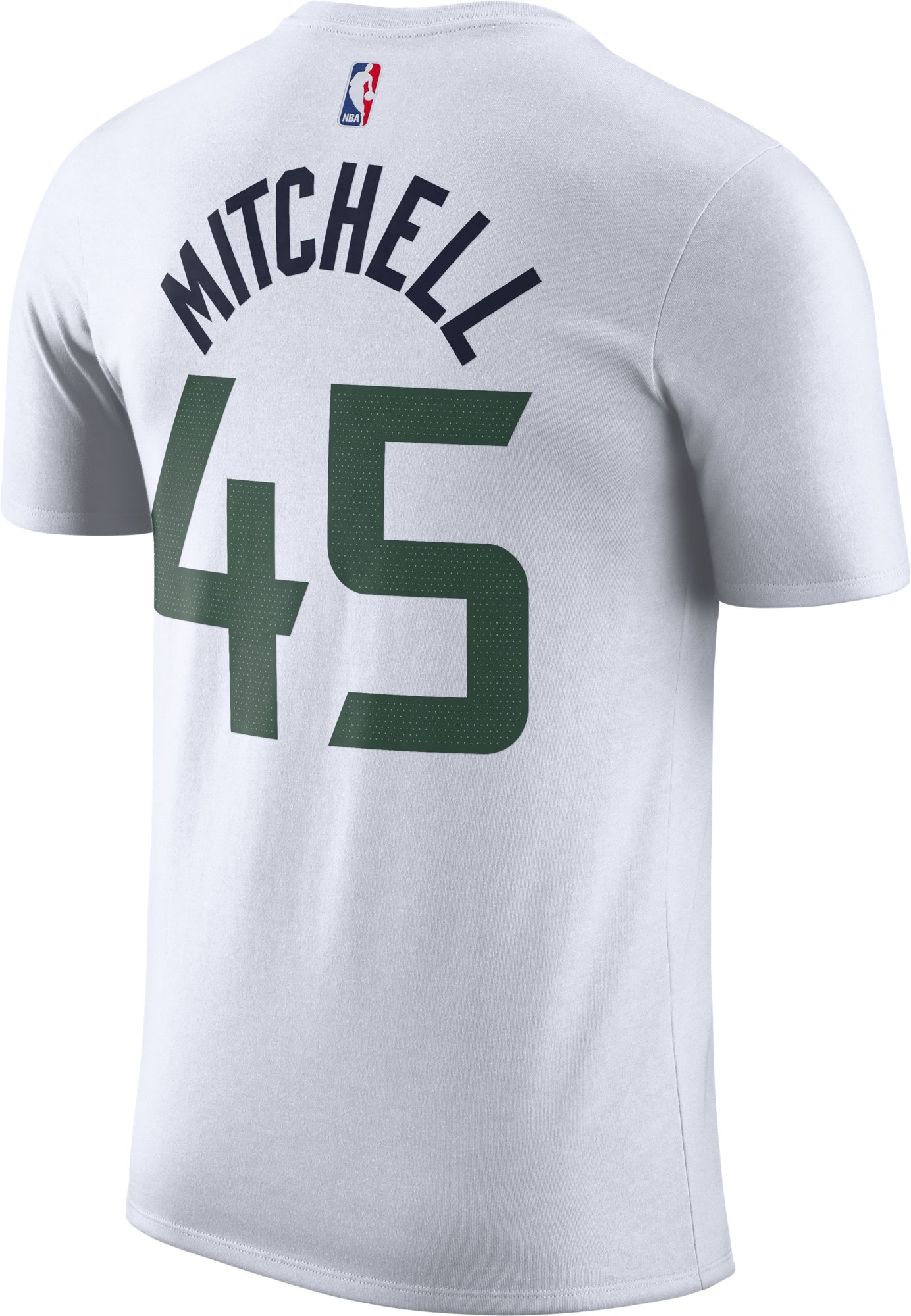 Nike Men's Utah Jazz Donovan Mitchell #45 White T-Shirt product image