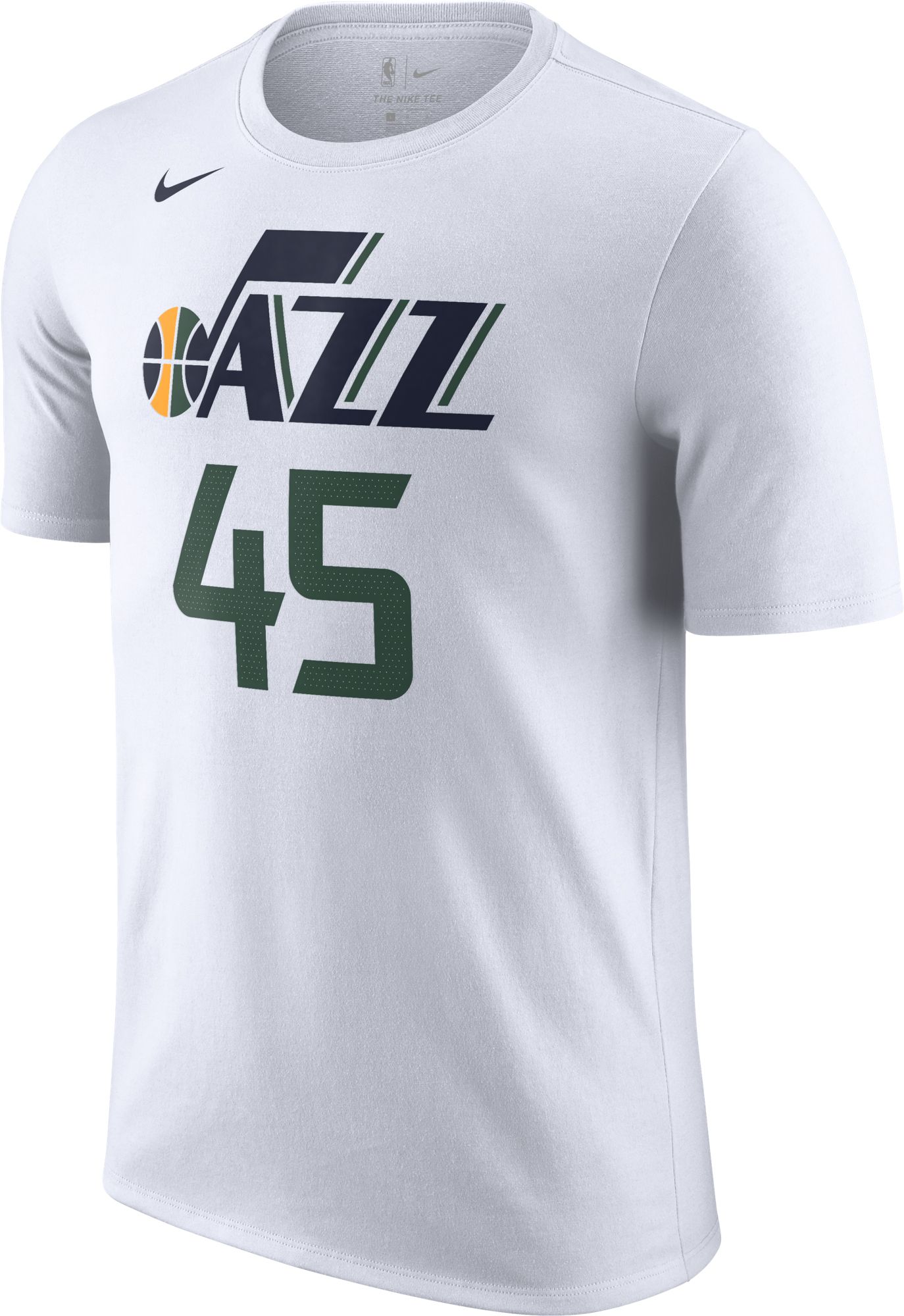Nike Men's Utah Jazz Donovan Mitchell #45 White T-Shirt product image