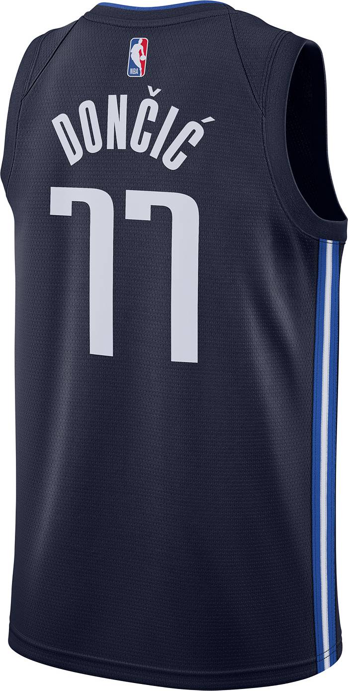 Men's Dallas Mavericks Luka Doncic #77 Nike Blue 202021 Swingman