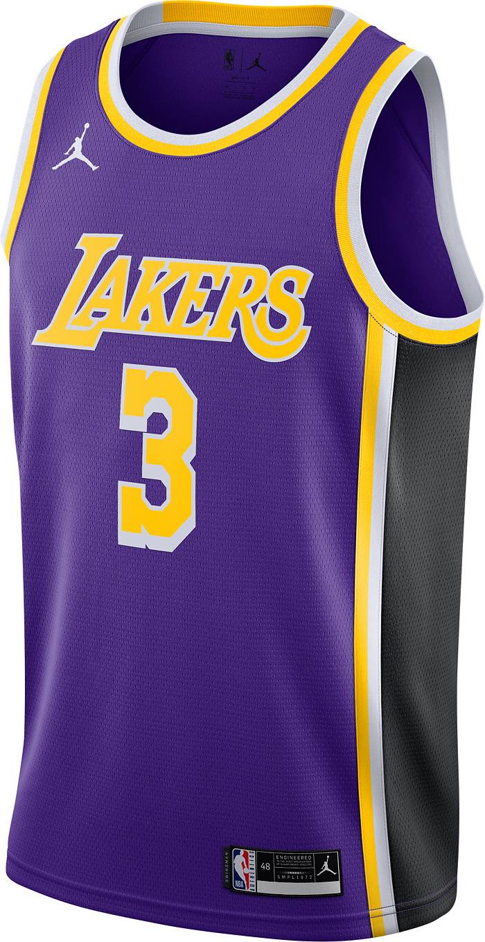 Men's Los Angeles Lakers LeBron James Nike Black 2020/21 Swingman