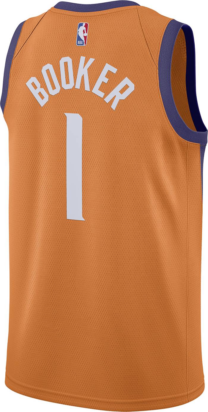 Nike / Men's 2020-21 City Edition Phoenix Suns Devin Booker #1 Cotton T- Shirt